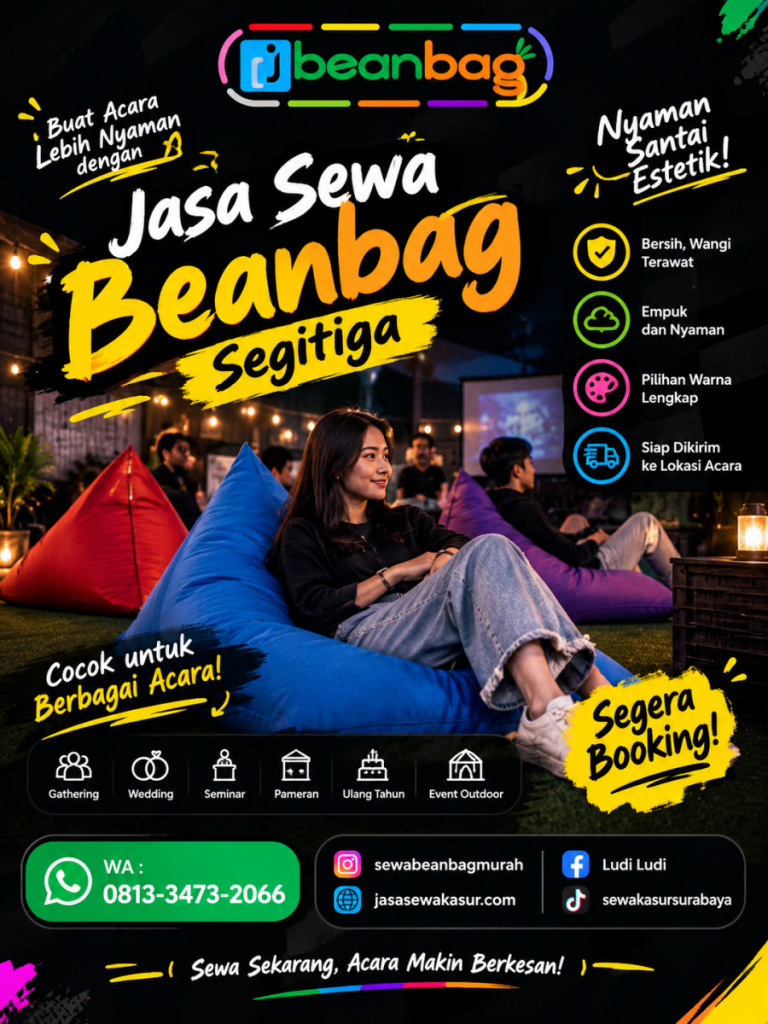 Jasa Sewa Beanbag Murah di Pesanggaran Banyuwangi