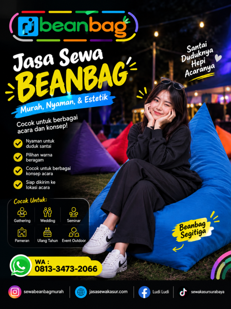 Jasa Sewa Beanbag Terdekat di Silo Jember