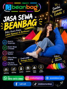 Jasa Sewa Beanbag Termurah di Jombang Jember