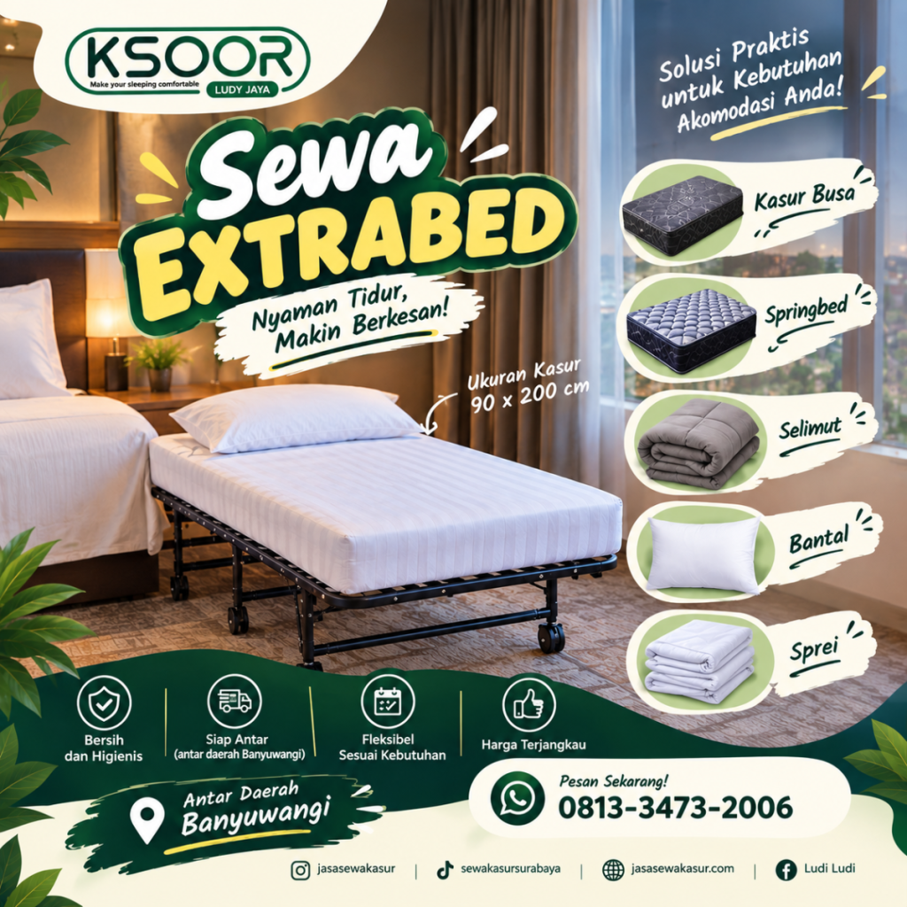 Sewa Extrabed Tegaldimo Banyuwangi