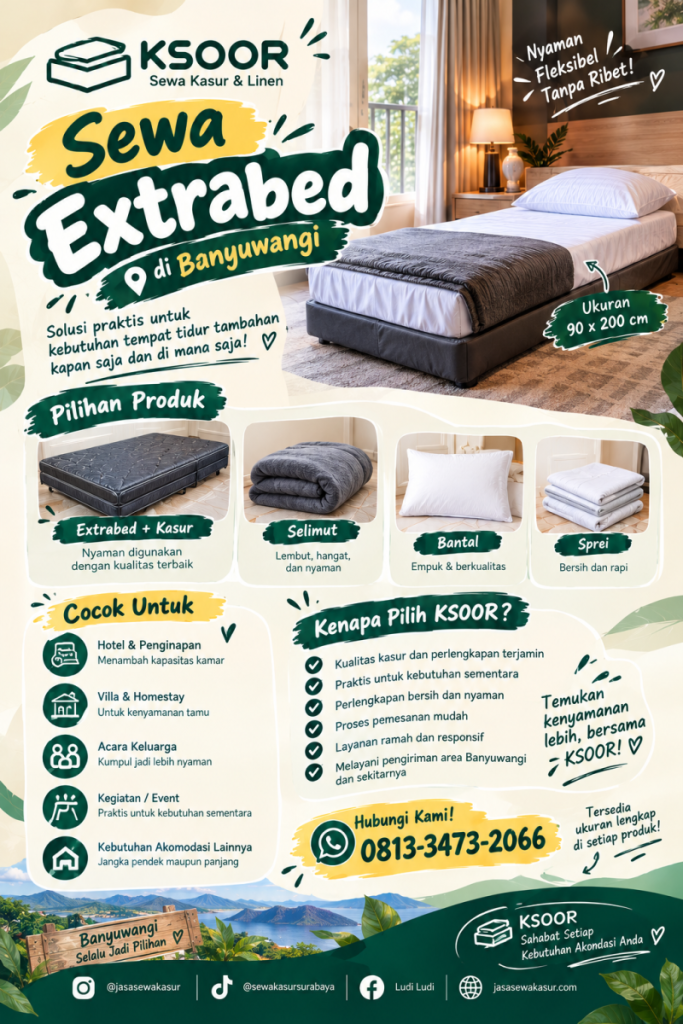 sewa extrabed banyuwangi