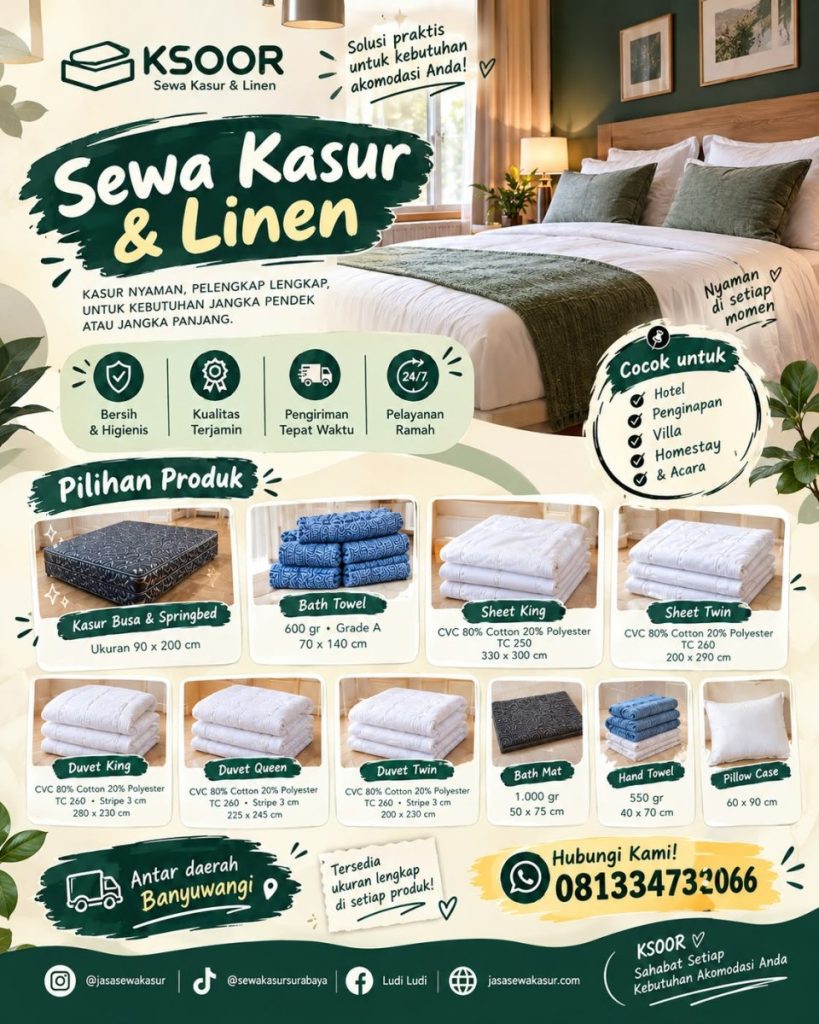 sewa kasur murah di banyuwangi