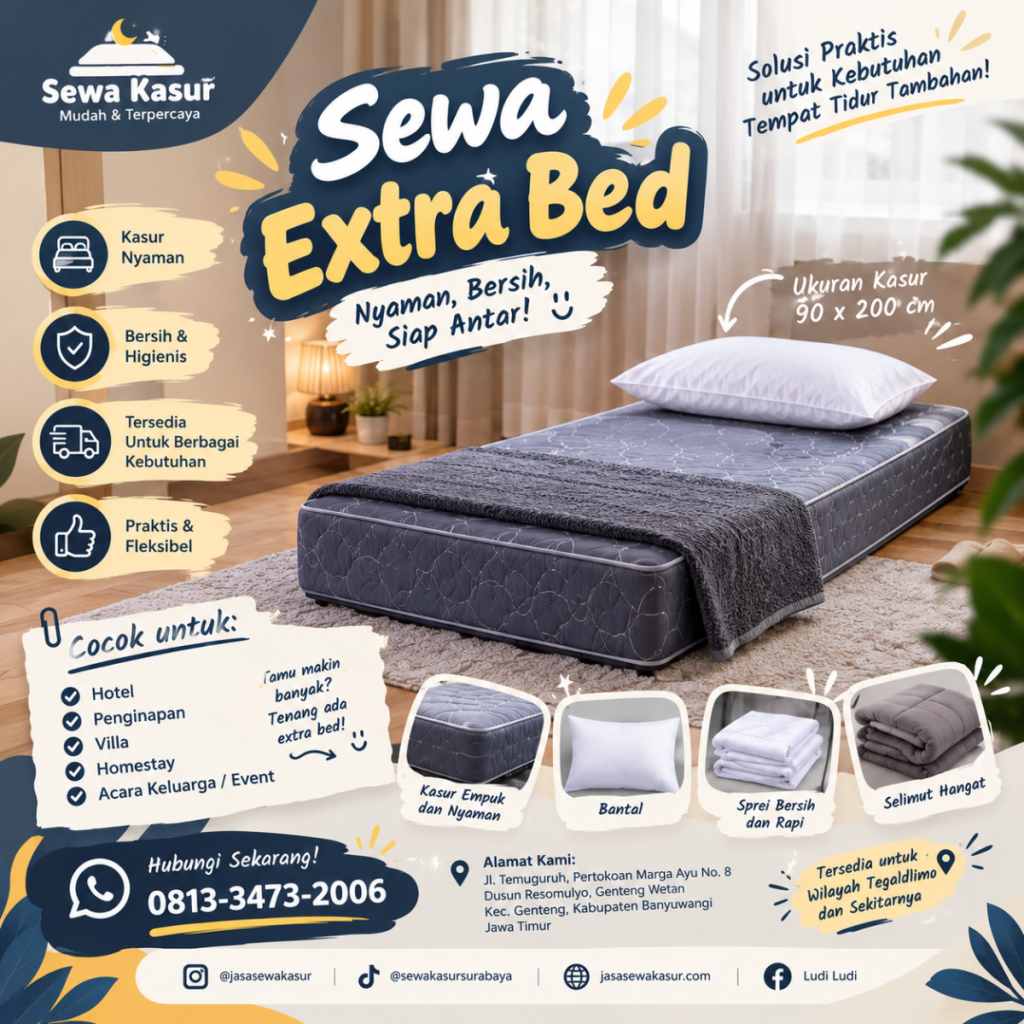 sewa extrabed banyuwangi